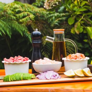 Pack 1: "Ceviche Mixto y/o Tártaro" 4 a 5 personas.
